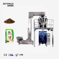 Máquina Envasadora de Alimentos para Mascotas, Automática, VFFS, con Pesadora Multicabezal, Keypack 500g 1kg 2kg KL820