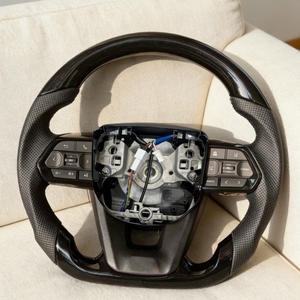 Volante de Coche en Negro Piano, Compatible con Toyota Hilux N70 N80 Fortuner Land Cruiser LC300 LC200 Prado LC79 <span class=keywords><strong>GR</strong></span>, Piezas Automotrices - Product Image 4