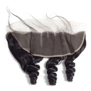 Tóc Bó Trước Khi Nhổ Sóng Sâu Fuxin Nguyên Chất Ấn Độ 13X4 Thụy Sĩ Hd Ren Phía Trước 100% Tóc Thật Remy 1 Mảnh Hd Đóng Cửa - Product Image 2