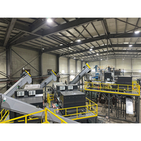 Machine de recyclage de bouteilles PET de grande capacité 4000 KG, ligne de lavage et de séchage de bouteilles en plastique, usine de recyclage de bouteilles en flocons