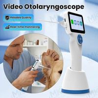 Otoscope vidéo à écran tactile de 3,2 pouces, endoscope numérique portable pour ORL avec enregistrement photo et vidéo