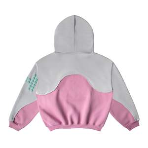 Men Vintage Graphic Hoodie Purple <b>Grey</b> Patchwork Cotton Hoodies Pullover <b>Sweatshirt</b> - Product Image 3