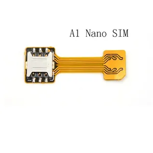 Cable flexible dual para tarjetas <span class=keywords><strong>Nano</strong></span> 2 en 1, adaptador de ranura para tarjetas Micro SD y SIM, extensor de cinta para herramienta de reparación de teléfonos Android - Product Image 5