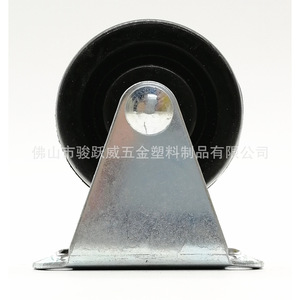 Fixed Rubber Caster 1.5 Inch Silent Furniture Wheel For Bookshelf <b>Bed</b> - Product Image 2