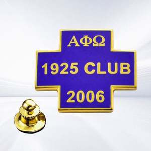 Badge en émail de haute qualité, livraison rapide, style moderne, alliage de zinc, médailles avec logo d'entreprise, badge en métal avec logo - Product Image 1