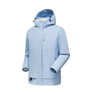 Veste d'extérieur à capuche pour homme, imperméable, parka 3-en-1 pour l'automne et l'hiver - Product Image 4