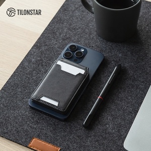 TILONSTAR TGPA100 Vente en gros 3-en-1 Porte-cartes multifonctionnel Portefeuille en cuir Porte-cartes pour smartphone Pour la plupart des téléphones portables Retour - Product Image 6