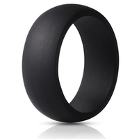 Nouveaux modèles de bagues de mariage en silicone avec logo personnalisé pour hommes vente à chaud