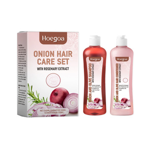 Set de Champú de Cebolla y Romero Hoegoa, Nutre y Repara el Cabello Seco y Encrespado, Deja el Cabello Suave y Brillante - Product Image 1