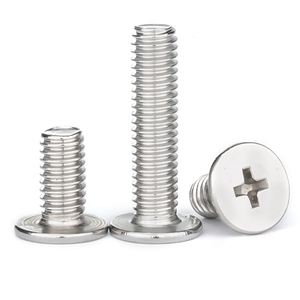Chinese <strong>Screw</strong> 1mm 1.2mm 1.5mm 2mm Metric Nickel Plated Carbon Steel Cross Recessed Flat Head Coarse Thread <strong>Nylon</strong> Mini <strong>Screw</strong> - Product Image 6