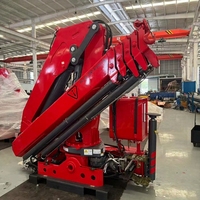 Grue hydraulique marine à flèche articulée de 5 tonnes, grue de pont à flèche pliante pour bateaux de pêche, navires et manutention de marchandises offshore