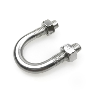 304 Stainless Steel <b>U</b>-Bolts M6-M10 Pipe <b>Clamps</b> Water Saddle Clips - Product Image 5