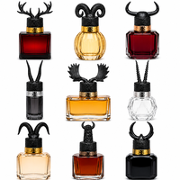 Capsules de parfum de luxe en Zamac avec têtes de bêtes, portraits d'animaux, pulvérisateur à pompe, fermeture anti-fuite pour parfums liquides haut de gamme