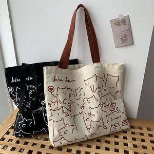 Tas Tote Kanvas Ramah Lingkungan Custom, Cetak Digital/Sutra/Panas/Bordir, Hadiah Perusahaan, Tas Promosi, Ukuran & Logo Dapat Disesuaikan - Product Image 2