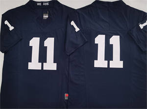 Venta al por mayor Penn State Nittany Football Jerseys 24 # Miles Sanders 44 # Warren 26 # Barkley Top Quality Cosido VP Football Jersey - Product Image 6