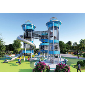 Thiết bị trượt nhựa trẻ em khu vui chơi ngoài trời cho trẻ em - Product Image 1