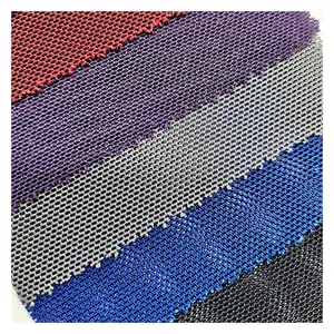 4 Way Stretch Knitted Mesh 85% Polyester And 15% Spandex Fabric For Sports Shoes