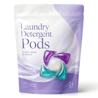Produsen Pod Deterjen Laundry Label Pribadi, Pod Laundry Penghilang Noda Kuat, Pod Laundry Ramah Lingkungan