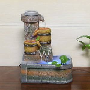 <span class=keywords><strong>Moulin</strong></span> <span class=keywords><strong>en</strong></span> pierre Feng Shui fontaine d'eau <span class=keywords><strong>en</strong></span> résine ornements <span class=keywords><strong>de</strong></span> <span class=keywords><strong>jardin</strong></span> petit étang à poissons Antique intérieur décoration <span class=keywords><strong>de</strong></span> bureau fontaine d'eau - Product Image 2