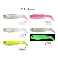 Leurre souple multi-segments en PVC 3 pièces, queue en T, imitation réaliste, crankbait sans hameçons pour achigan, perche et brochet