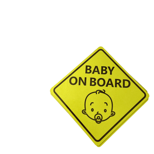 Pegatina Personalizada para Coche 'Bebé a Bordo', Adhesivo Decorativo con Dibujo Animado de Bebé para la Carrocería del Vehículo - Product Image 1