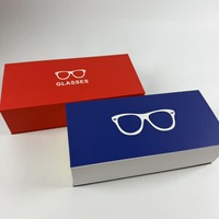 Étui à lunettes en PU TZ617 de haute qualité, taille personnalisée, vente en gros, coffret cadeau pour emballage de détail et commandes en gros