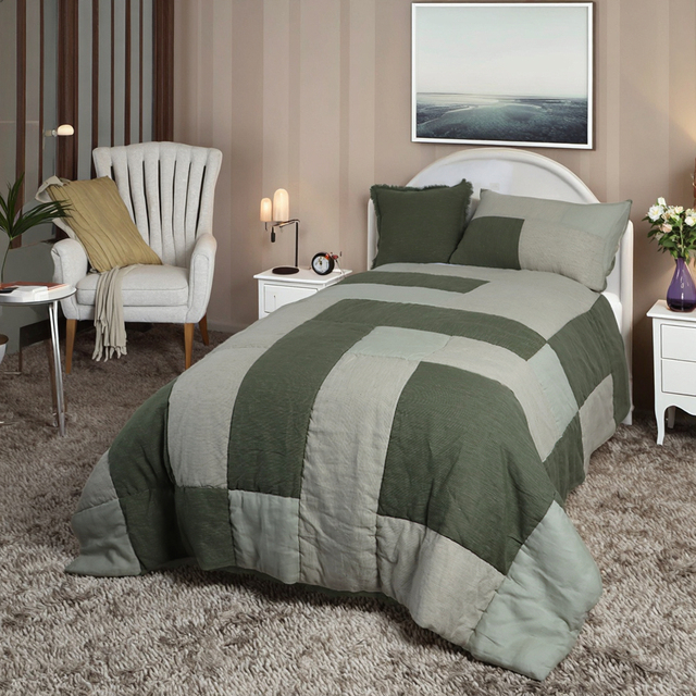 High Quality Linen Quilt Bed Sheets Comfortable Soft Summer Quilts Modern Home Bedding Sets