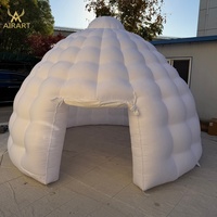 Tente de maison igloo gonflable personnalisée de 4,5 m pour le parc, la cour, le camping, les activités