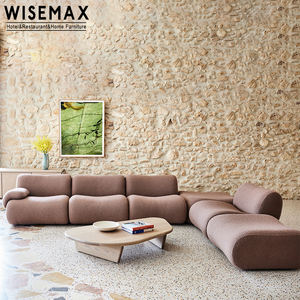 विसीक्स फर्नीचर लाइट लक्जरी आरामदायक सोफे उच्च घनत्व स्पंज कपड़े 3 सीटें अपार्टमेंट लॉबी के लिए उच्च बैकरेस्ट रिक्लियर सोफा - Product Image 3