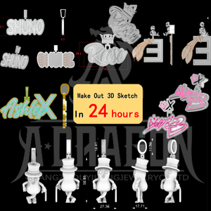 Chaîne de tennis pour hommes en argent Sterling 925 de haute qualité article frais brillant D couleur VVS diamant Moissanite bijoux fins - Product Image 4