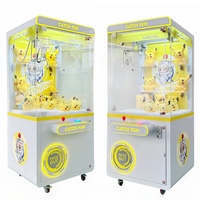 Machine à griffes d'arcade pour enfants, modèle préféré, en métal, japonaise, avec interface en anglais, garantie 1 an, personnalisable, accepte billets, jetons et poupées