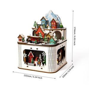 Centro <span class=keywords><strong>de</strong></span> mesa <span class=keywords><strong>de</strong></span> pueblo <span class=keywords><strong>de</strong></span> Navidad decoración <span class=keywords><strong>tren</strong></span> giratorio y edificios artesanías <span class=keywords><strong>de</strong></span> <span class=keywords><strong>madera</strong></span> para carteles <span class=keywords><strong>de</strong></span> pared y <span class=keywords><strong>cajas</strong></span> <span class=keywords><strong>de</strong></span> <span class=keywords><strong>madera</strong></span> - Product Image 6