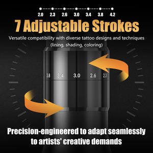 Máquina de Tatuaje Inalámbrica Profesional XNET C2/C3, Motor sin Núcleo, Carrera Ajustable de <span class=keywords><strong>2</strong></span>.0-4.2mm, Pluma de Tatuaje para Principiantes, Tatuaje Corporal - Product Image 3