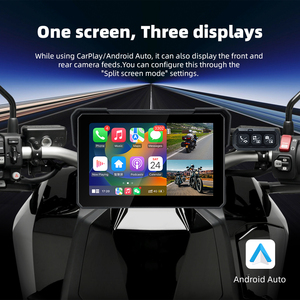 <span class=keywords><strong>Motorcycle</strong></span> Carplay Sepeda Motor 7 Inci 4G Streaming Langsung Jarak Jauh Pengunci Tabrakan Video GPS Tampilan Kecepatan IP67 Tahan Air Moto GPS - Product Image 6