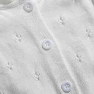 Suéter Cárdigan Personalizado de Alta Calidad con Cuello Redondo, Manga Larga, Tejido de Punto, Logotipo Bordado Personalizado para Mujer - Product Image 4