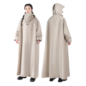 Giacca Lunga Impermeabile con Cappuccio, <span class=keywords><strong>Poncho</strong></span> Antipioggia Ecologico e Sicuro per <span class=keywords><strong>Uomo</strong></span> e Donna, Ideale per Motociclisti - Product Image 5