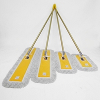 Serpillère plate économique avec connecteur pivotant léger pour le nettoyage en profondeur des sols en carrelage et en bois résidentiels