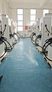 תחנת טעינה מהירה לרכב חשמלי 120 קילוואט 240 קילוואט 360 קילוואט DC עם מסך מגע 12.1 אינץ' ומערכת קופה, תקן CCS1 CCS2 GBT CHAdeMO - Product Image 6