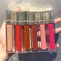 Brillant à lèvres, produit cosmétique, 50 couleurs, look vegan, liquide mat, étanche, vente en gros,