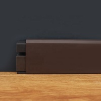 Ruitai – plinthe de plinthe cachée en plastique, nouveau Design, profilé d'extrusion en PVC, P55-A