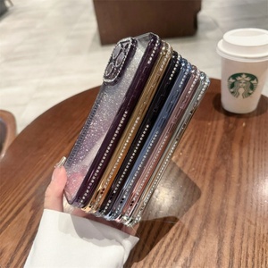 Funda de Teléfono con Brillantina de Diamantes, Superventas 2026, para iPhone 17 Pro, 17 <span class=keywords><strong>Air</strong></span>, 17, 16, 15, 14 Pro <span class=keywords><strong>Max</strong></span> Plus, Protector de Teléfono a Prueba de Golpes para <span class=keywords><strong>Mujer</strong></span> - Product Image 4