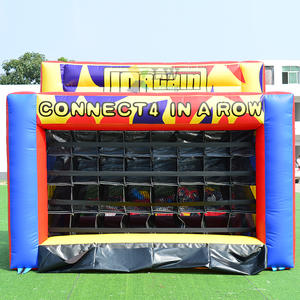 Niños inflables conectar cuatro juegos de baloncesto <span class=keywords><strong>en</strong></span> una fila inflable tiro juegos de carnaval para el alquiler de la fiesta - Product Image 3
