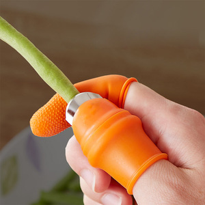 Couteau multifonction en silicone pour cueillir les légumes du jardin, vente en gros - Product Image 5
