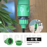 Vente en gros plastique de jardin 1/2 "3/4" filetage femelle connecteurs de tuyau rapide adaptateur de robinet