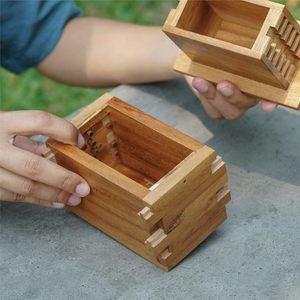 Scatola sicura-rompicapo scatola di legno con serratura misteriosa e <span class=keywords><strong>trucchi</strong></span> magici-salvadanaio ideale - Product Image 6