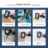 Imprimante d'étiquettes à jet d'encre portable intelligente ZCRS, encre éco-solvant sans fil, machine de codage automatique pour le marquage de la date et des codes QR