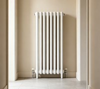 SLLS Nouveau Radiateur Colonne Hydronique Mural en Acier 50 cm, Thermolaqué, Traditionnel, pour Chauffage à Eau Chaude, Usage Résidentiel, Chauffage CVC