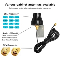 Antenne omnidirectionnelle multi-bandes 4G WiFi LoRa Mushroom 10dBi à gain élevé pour la surveillance de sécurité et les systèmes IoT