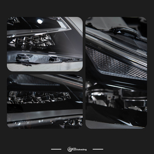 Luces AKD para <span class=keywords><strong>Seat</strong></span> <span class=keywords><strong>Leon</strong></span> 2013-2017, Faros Delanteros LED DRL, Señal Dinámica, Luz Alta y Baja, Luces de Circulación Diurna DRL, Lámparas Automáticas - Product Image 5