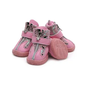 Manufacturer Wholesale Pet Accessories Non-slip Protective Puppy Boots for Small Dogs